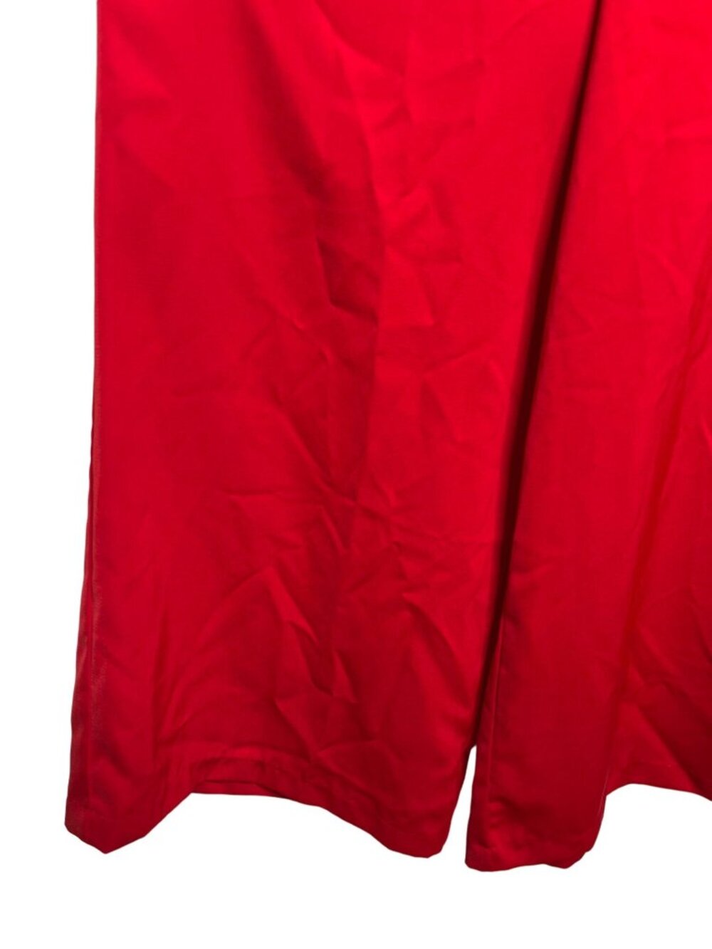 Gianni Bini Womens Small Red Ruffle Wide Leg Jumpsuit V Neck Party - Picture 9 of 9
